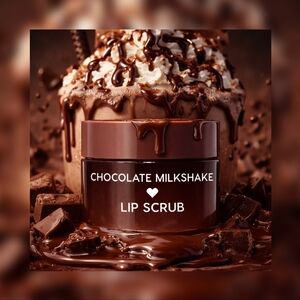 ColourPop Fresh Kiss Lip Scrub in the flavor Chocolate Milkshake New